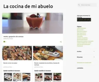 Cocinademiabuelo.com(La cocina de mi abuelo) Screenshot