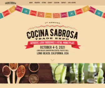 Cocinaexpo.com(Cocina Sabrosa Trade Expo) Screenshot