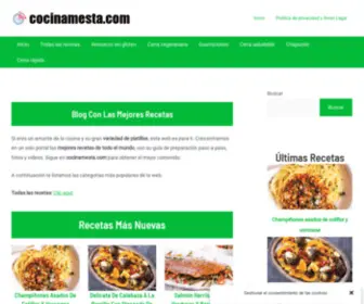 Cocinamesta.com(cocinamesta) Screenshot