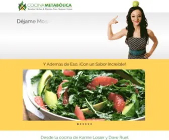 Cocinametabolica.com(Metabólica) Screenshot
