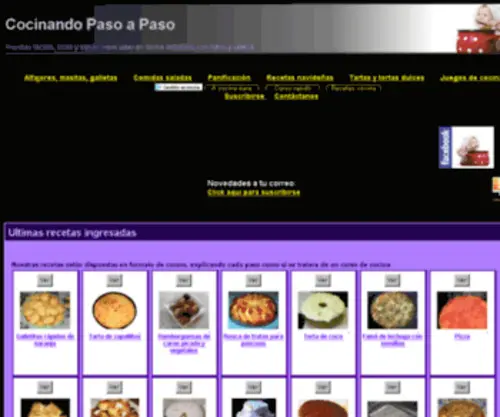 Cocinandopasoapaso.info(Recetas paso a paso sencillas y deliciosas) Screenshot