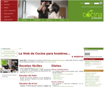 Cocinaparahombres.com(Cocina Fácil) Screenshot