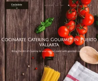 Cocinartecatering.mx(CocinArte Catering Gourmet) Screenshot