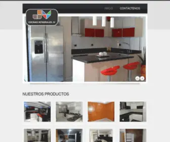 Cocinasintegralesjv.com(Cocinas Integrales JV) Screenshot