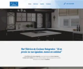 Cocinasintegralesrut.com(Cocinas integrales en Querétaro) Screenshot