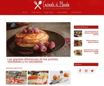 Cocinateelmundo.com(Las mejores Recetas de Cocina Internacional) Screenshot