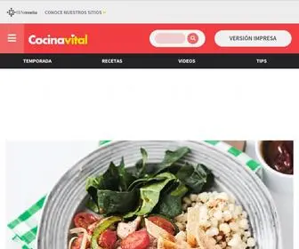 Cocinavital.mx(Cocina Vital) Screenshot