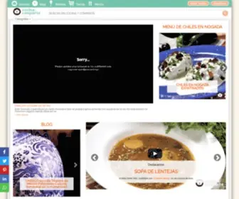 Cocinaycomparte.com(Recetas de cocina fáciles) Screenshot