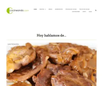 Cocineando.com(Magazine) Screenshot
