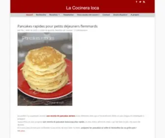 Cocineraloca.fr(La cocinera loca) Screenshot
