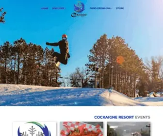 Cockaigne.com(Year round destination for Skiing and Fun) Screenshot