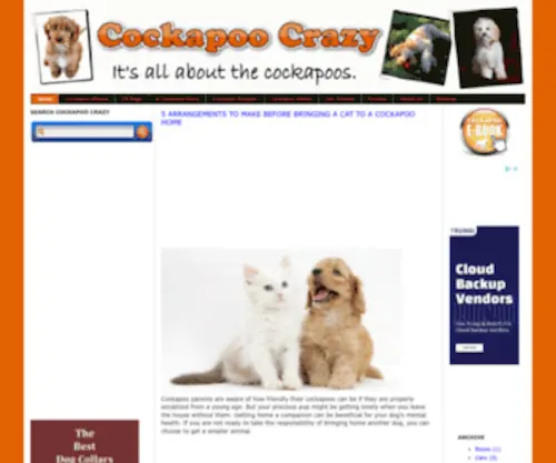 Cockapoocrazy.com(Cockapoocrazy) Screenshot