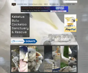 Cockatoosanctuary.org(Rescue) Screenshot