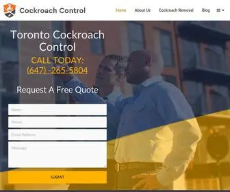 Cockroachcontrol.co(Cockroachcontrol) Screenshot