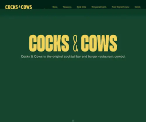 Cocksandcows.dk(Cocksandcows) Screenshot