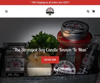 Cockstrongchandlery.com(Strongest Soy Candles Known To Man) Screenshot