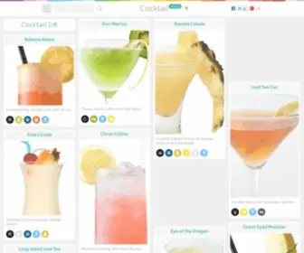 Cocktail-DB.com(Cocktail DB) Screenshot