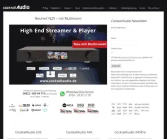 Cocktailaudio.de(Musikserver) Screenshot