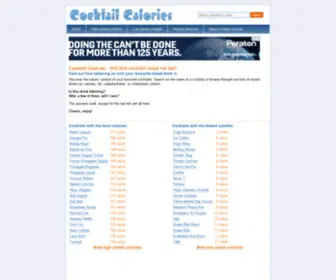 Cocktailcalories.com(Cocktailcalories) Screenshot