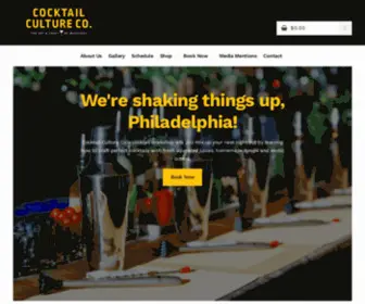 Cocktailculture.co(The Art & Craft of Mixology) Screenshot