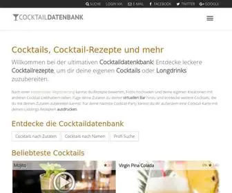 Cocktaildatenbank.de(Drinks) Screenshot