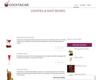 Cocktaillab.org(κοκτειλ) Screenshot