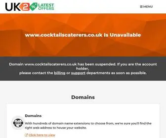 Cocktailscaterers.co.uk(Cocktailscaterers) Screenshot