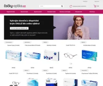 Cocky-Optika.cz(Kontaktní čočky a roztoky levně) Screenshot