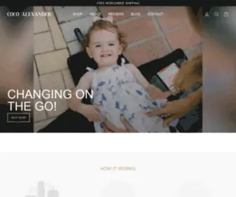Coco-Alexander.com(Luxury Baby Changing Bag) Screenshot