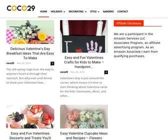 Coco29.com(COCO29 is here to inspire you to live your best life) Screenshot