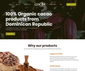 Cocoafamily.com(Cacao Family) Screenshot