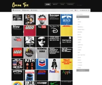 Cocoatee.com(Funny Trendy Pop Culture T) Screenshot