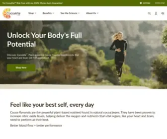Cocoavia.com(Memory, Heart & Brain Cocoa Flavanol Supplements) Screenshot
