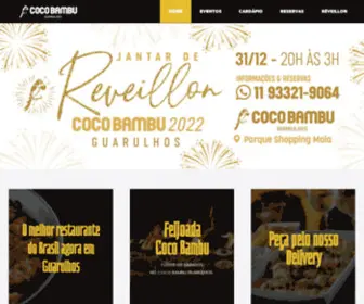 Cocobambuguarulhos.com.br(Bem-vindo ao melhor restaurante de frutos do mar do Brasil) Screenshot