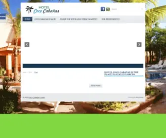 Cococabanasloreto.com(Coco Cabañas Loreto) Screenshot