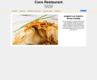 Cocochicago.com(Coco Restaurant Chicago) Screenshot