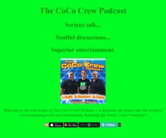 Cococrew.org(The CoCo Crew Podcast) Screenshot