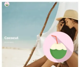 Cococut.com(We Love Coconuts) Screenshot