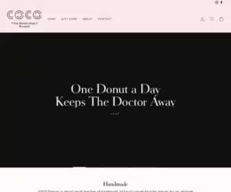 Cocodonutsbrussels.be(The donuts shop) Screenshot