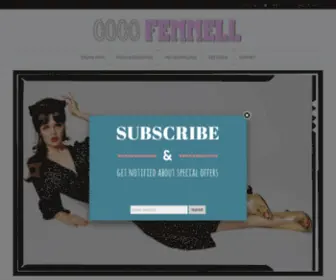 Cocofennell.com(Coco Fennell) Screenshot