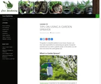 Cocogardening.com(Coco Gardening) Screenshot