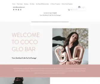 Cocoglobar.com(Tanning Salon) Screenshot