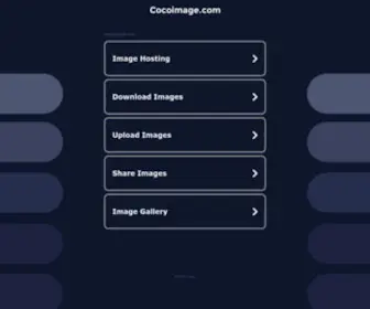 Cocoimage.com(Hosting your images) Screenshot