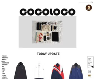 Cocoloco.co.kr(코코로코 구제맨투맨) Screenshot