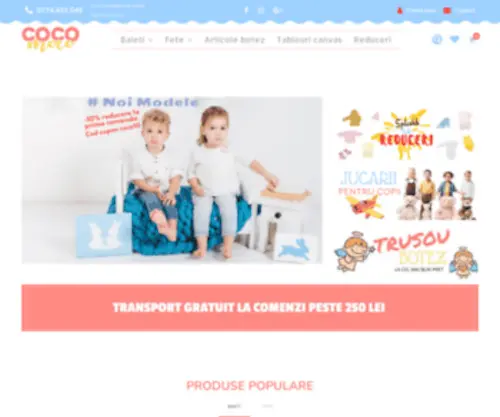 Cocomoco.ro(Magazin online de haine pentru copii si bebelusi) Screenshot