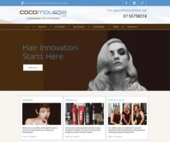 Cocomousse.com.au(Beauty Salons Hairdressers Varsity Lakes Gold Coast) Screenshot