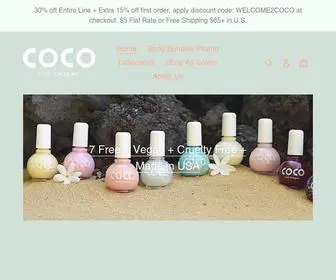 Coconailcolor.com(Coco Nail Color) Screenshot