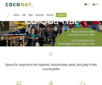 Coconat-Space.com(A Workation Retreat) Screenshot