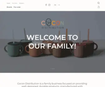 Cocondistribution.com(A curated portfolio of brands posed for success in your retail environment. Cocon Distribution) Screenshot