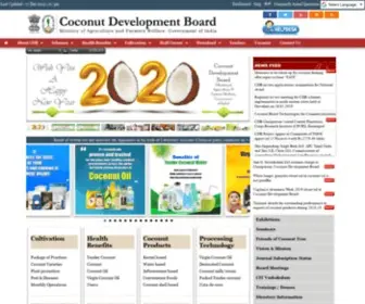 Coconutboard.gov.in(Coconut Development Board) Screenshot